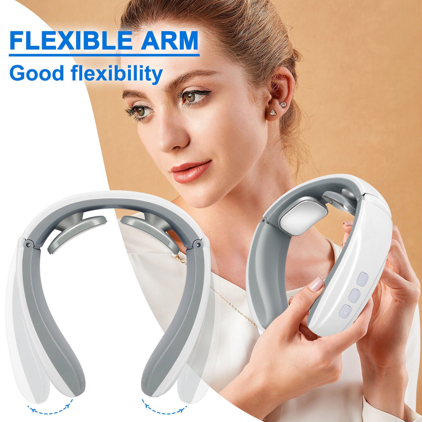 Electric Cervical Neck Pulse Massager Body Shoulder Muscle Relax Relieve Pain